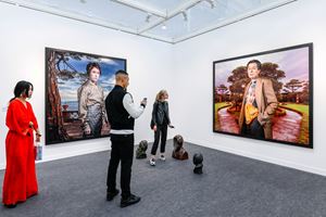 Cindy Sherman and Nina Beier, Metro Pictures, FIAC, Paris (17–20 October 2019). Courtesy Ocula. Photo: Charles Roussel.